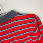 Load image into Gallery viewer, Vintage Health-tex Long Sleeve Striped Polo Shirt 6 USA
