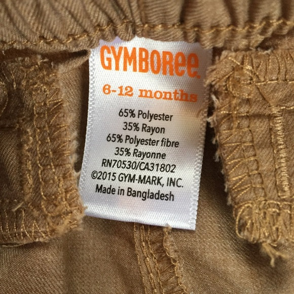 Gymboree Baby Boy Tan Dress Pants 6-12 Months