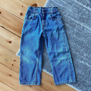 Vintage Levi's 565 Wide Leg Blue Jeans 6