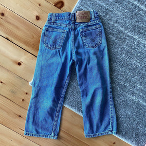 Vintage Levi's 565 Wide Leg Blue Jeans 6