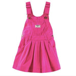 Load image into Gallery viewer, OshKosh Bright Pink Overall Jumper Dress 6 Months
