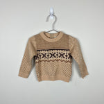 Load image into Gallery viewer, Vintage Unisex Kids Tan Sweater 3T
