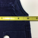 Load image into Gallery viewer, Vintage Baby Navy Blue Corduroy Overalls 12 Months
