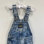 Load image into Gallery viewer, Vintage OshKosh B&#39;gosh Acid Wash Overalls 3T USA
