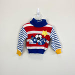 Load image into Gallery viewer, Vintage Small Stars 90s Sports Sweater 12 Months
