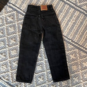 Vintage Levi's 550 Relaxed Fit Black Jeans 7