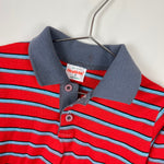 Load image into Gallery viewer, Vintage Health-tex Long Sleeve Striped Polo Shirt 6 USA
