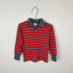 Load image into Gallery viewer, Vintage Health-tex Long Sleeve Striped Polo Shirt 6 USA
