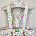 Load image into Gallery viewer, Vintage OshKosh B'gosh Fruit Ruffle Shortalls 2T USA
