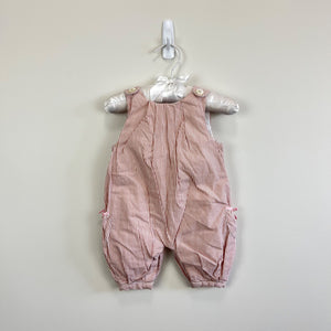 Jacadi Paris Cozy Striped Overalls 1 Month