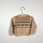 Load image into Gallery viewer, Vintage Unisex Kids Tan Sweater 3T
