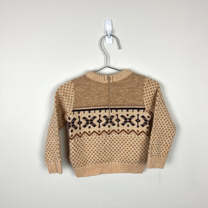 Vintage Unisex Kids Tan Sweater 3T