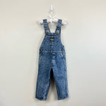 Load image into Gallery viewer, Vintage OshKosh B&#39;gosh Acid Wash Overalls 3T USA
