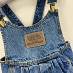 Load image into Gallery viewer, Vintage Guess Leather Patch Overalls 2T USA
