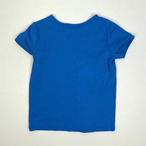 Hanna Andersson Bright Basics Tee Blue 130 cm