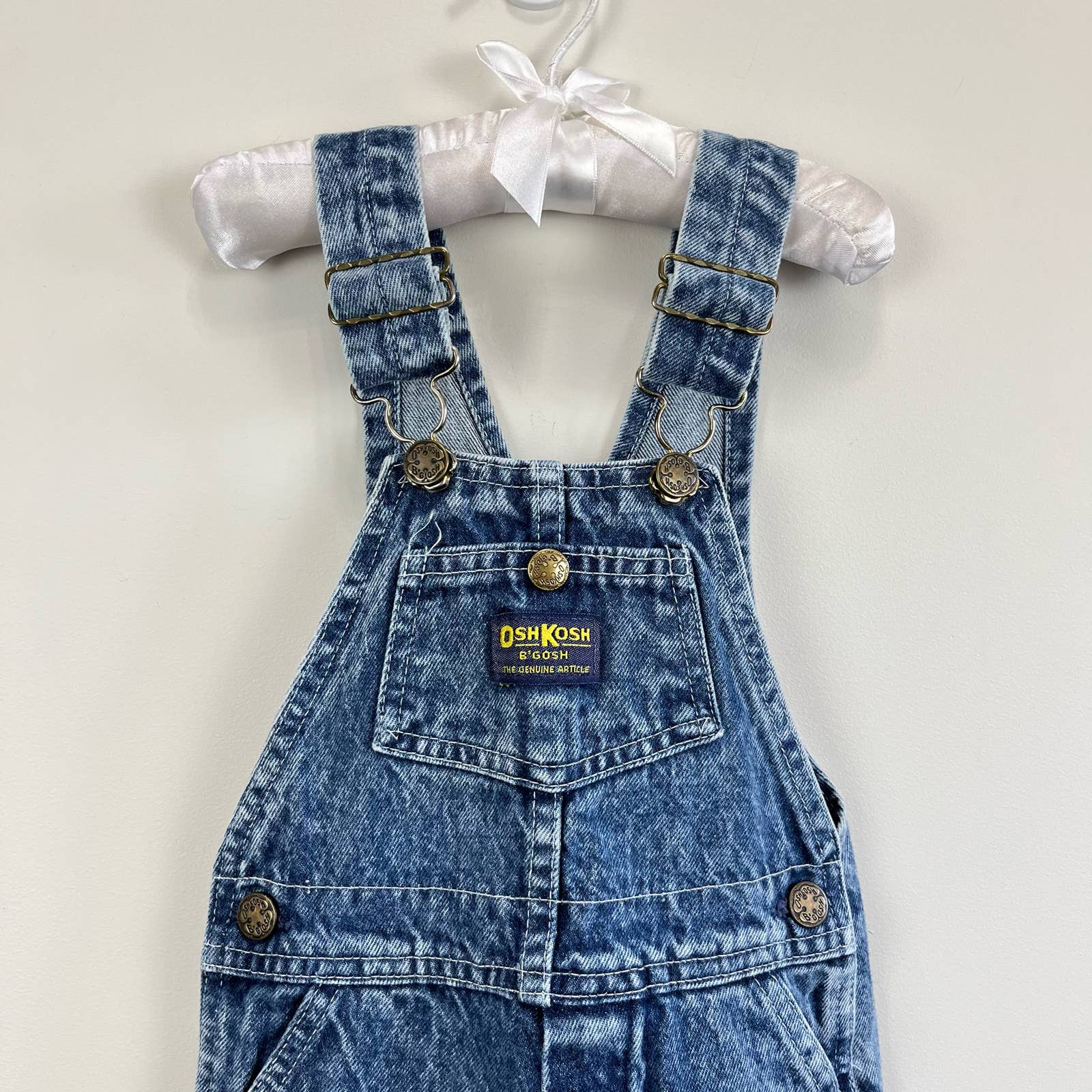 Vintage OshKosh B'gosh Acid Wash Overalls 3T USA