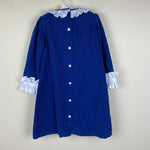 Load image into Gallery viewer, Shrimp &amp; Grits Kids Blue Corduroy Ruffle Dress
