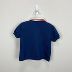 Load image into Gallery viewer, Vintage OshKosh B&#39;gosh Navy Blue Polo Shirt 18 Months USA
