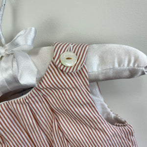 Jacadi Paris Cozy Striped Overalls 1 Month