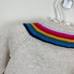 Load image into Gallery viewer, Hanna Andersson Rainbow Knitcraft Cardigan 70 cm 6-12 Months
