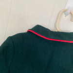 Load image into Gallery viewer, Vintage Kute Kiddies Festive Green Dress Coat 2T
