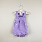 Load image into Gallery viewer, Vintage Rainbow Connection Purple Sun Suit Romper 12 Months
