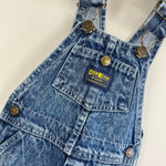 Load image into Gallery viewer, Vintage OshKosh B&#39;gosh Acid Wash Overalls 3T USA
