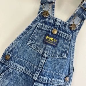 Vintage OshKosh B'gosh Acid Wash Overalls 3T USA