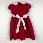 Load image into Gallery viewer, Bella Bliss Girls Red Corduroy Dress 24 Months
