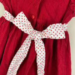 Load image into Gallery viewer, Bella Bliss Girls Red Corduroy Dress 24 Months
