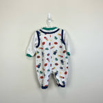 Load image into Gallery viewer, Vintage OshKosh B&#39;gosh Teddy Bear Coverall 6-9 Months
