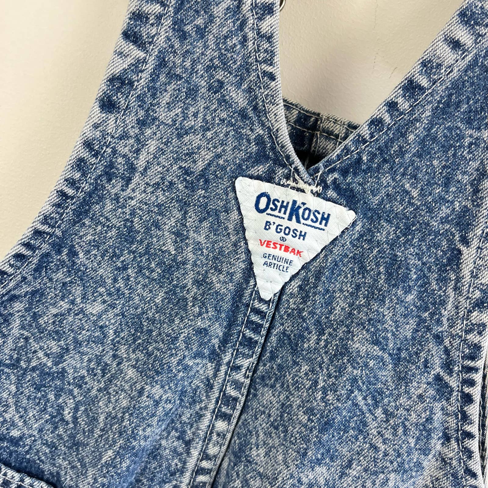 Vintage OshKosh B'gosh Acid Wash Overalls 3T USA – andescloset91