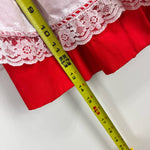 Load image into Gallery viewer, Vintage Bryan Red Pinafore Dress 12 Months USA
