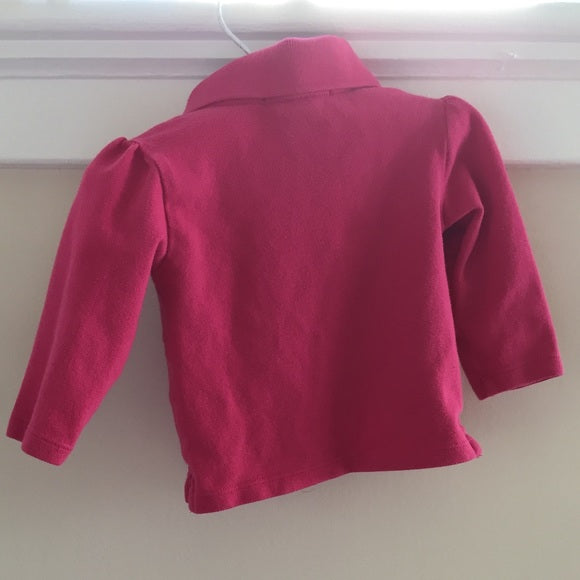 Ralph Lauren Long-Sleeve Pink Polo 9 Months