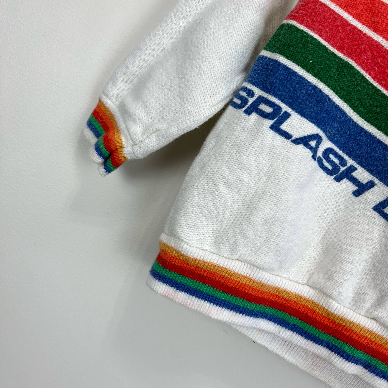 Vintage Carter's Splash Down Rainbow Sweatshirt