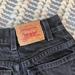 Vintage Levi's 550 Relaxed Fit Black Jeans 7