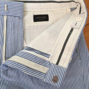 J. Crew Boys’ Ludlow Blue Seersucker Suit Short 12