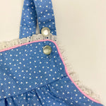 Load image into Gallery viewer, Vintage Kids Exchange Polka Dot Ballet Bear Overalls 12 Months
