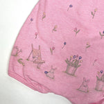 Load image into Gallery viewer, Vintage Carter’s Pink Bunny Romper 3-6 Months
