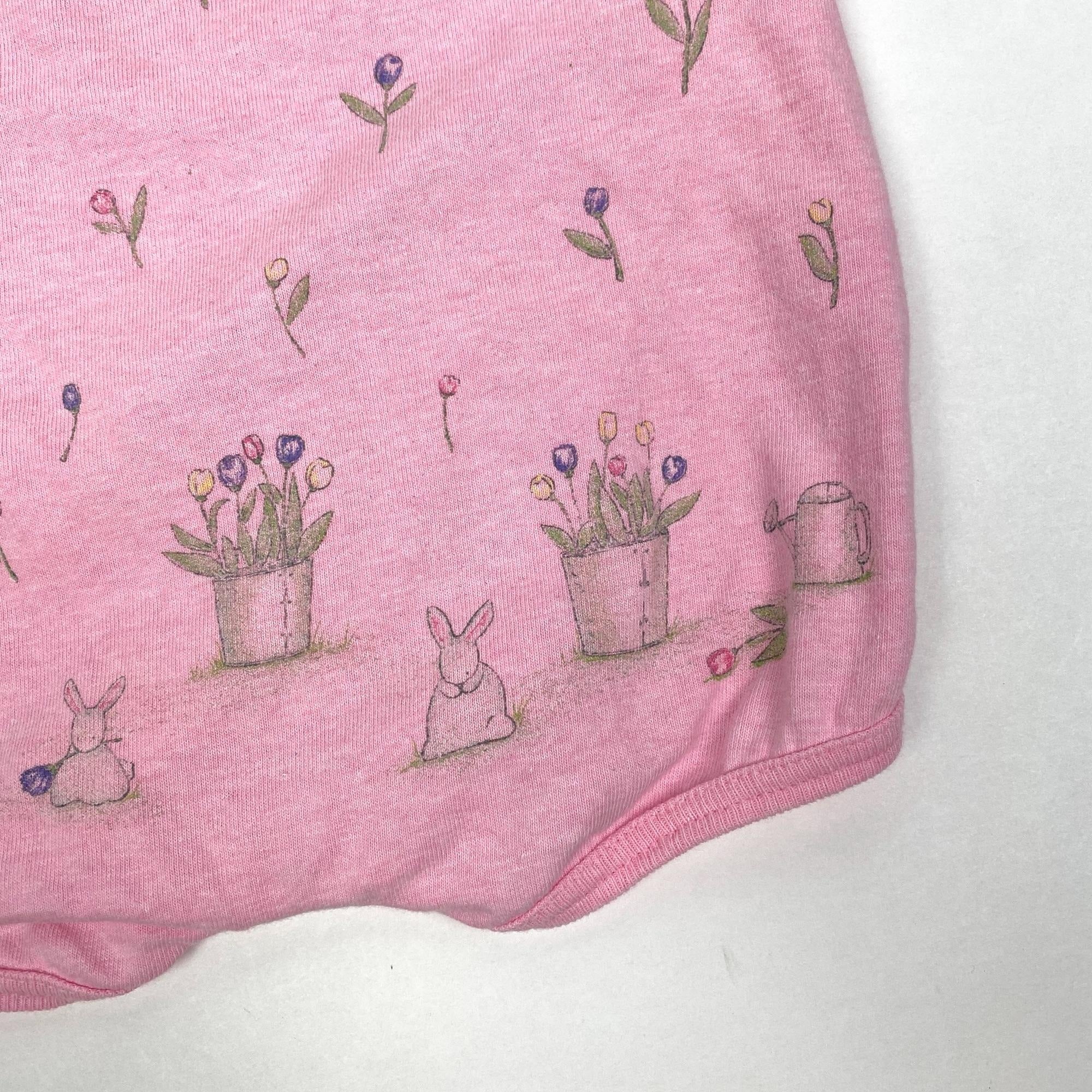 Vintage Carter’s Pink Bunny Romper 3-6 Months