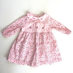 Load image into Gallery viewer, Laura Ashely Pink Floral Long-Sleeve Dress 6 Months
