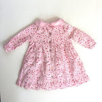 Load image into Gallery viewer, Laura Ashely Pink Floral Long-Sleeve Dress 6 Months
