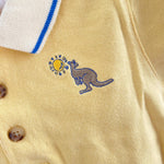 Load image into Gallery viewer, Vintage Gymboree Yellow Kangaroo Polo Shirt XS
