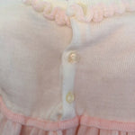 Load image into Gallery viewer, Friemanit Pink White Sweater Dress 6-9 Months
