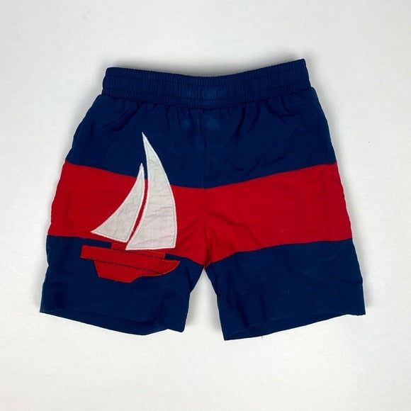 Florence Eiseman Boys Sailboat Bathing Suit 18 M