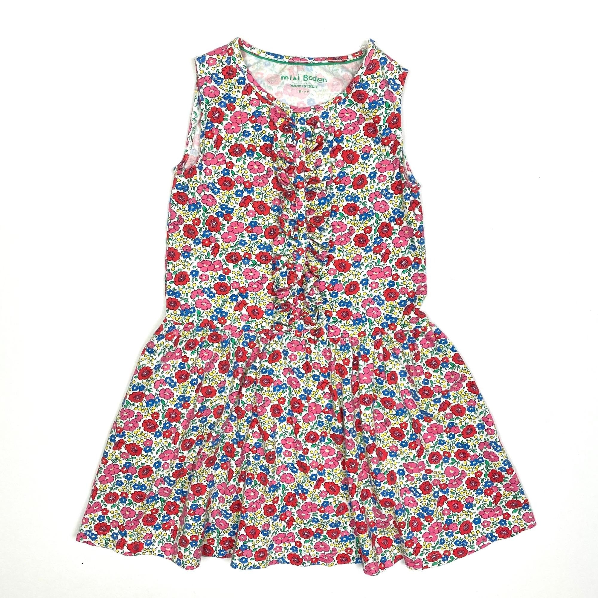 Mini Boden Girls Sleeveless Floral Dress 6-7 Years andescloset91 Mini Boden Girls Sleeveless Floral Dress 6-7 Years andescloset91