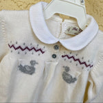 Load image into Gallery viewer, Pili Carrera Baby Girls Duck Sweater Dress 12 M
