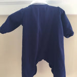 Load image into Gallery viewer, Little Me Navy One Piece Sports Outfit 3 Months
