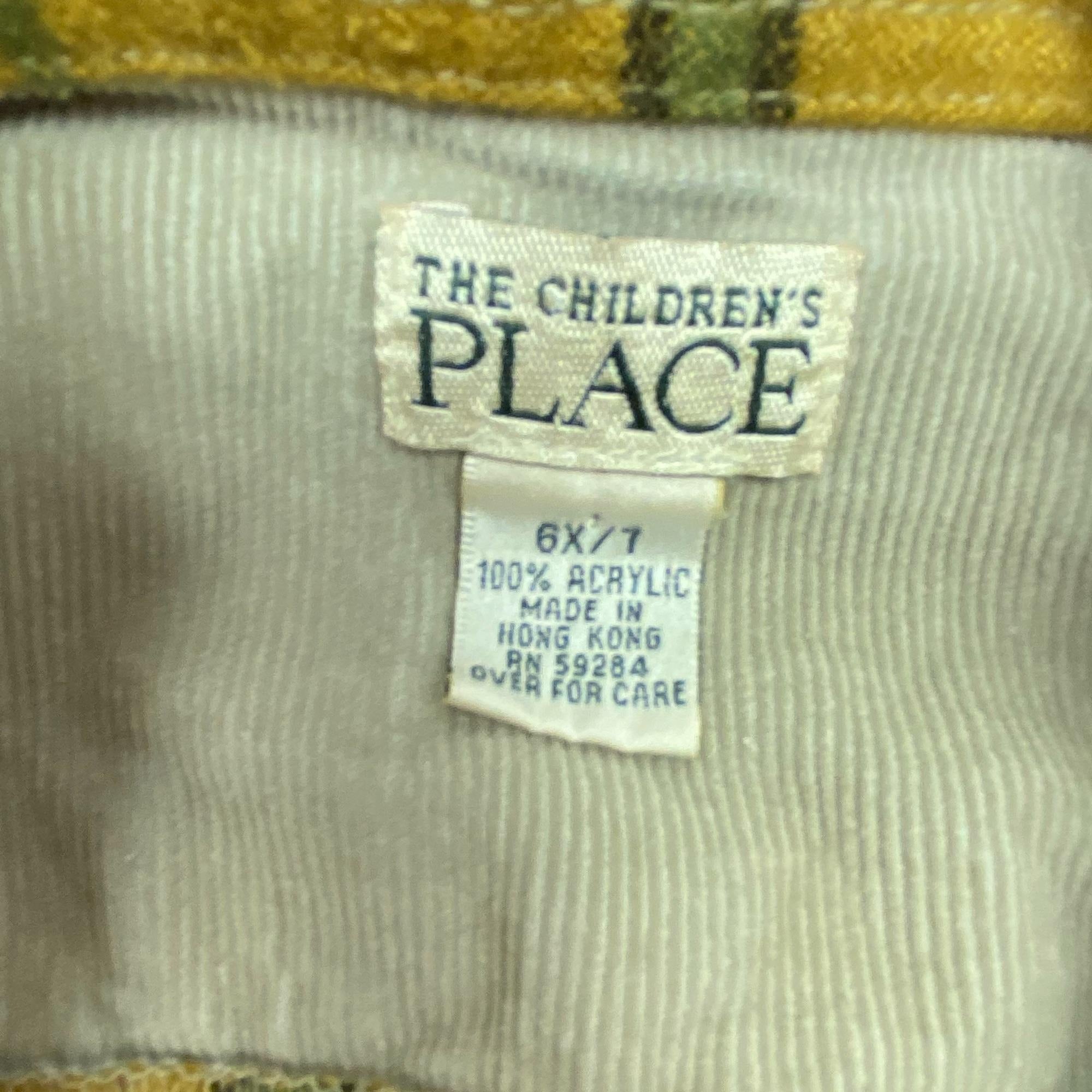 Vintage 90s The Children's Place Flannel Shirt 6/7