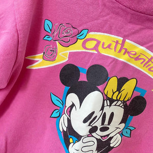 Vintage 90s Mickey & Co Pink Tee Shirt USA